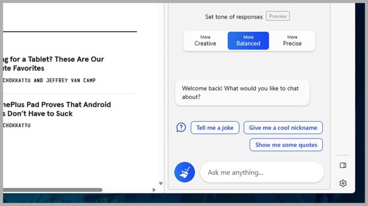 启用扩展的 Microsoft Edge 浏览器的屏幕截图